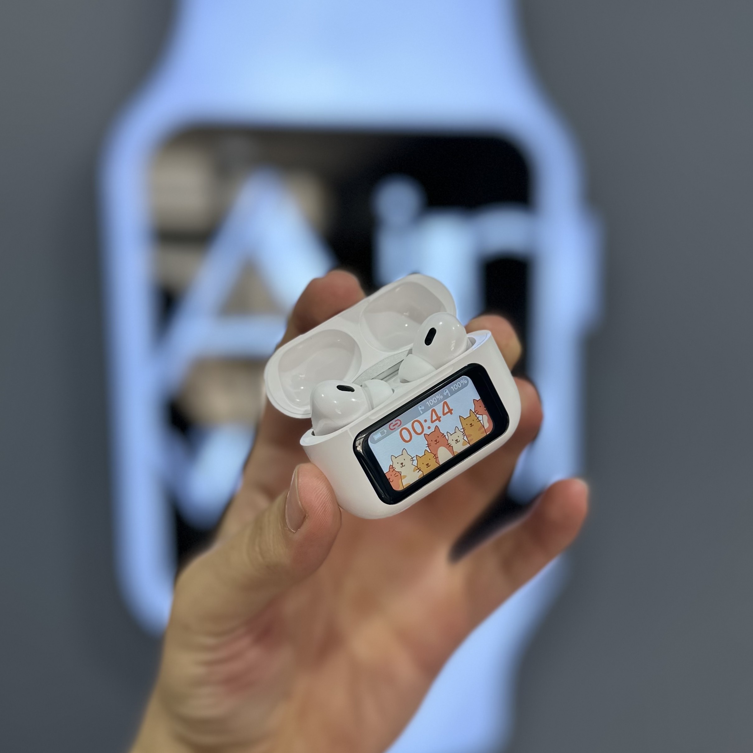 airpods LCD